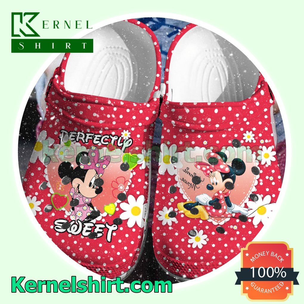 Minnie Mouse Perfectly Sweet Clogs Shoes Slippers Sandals