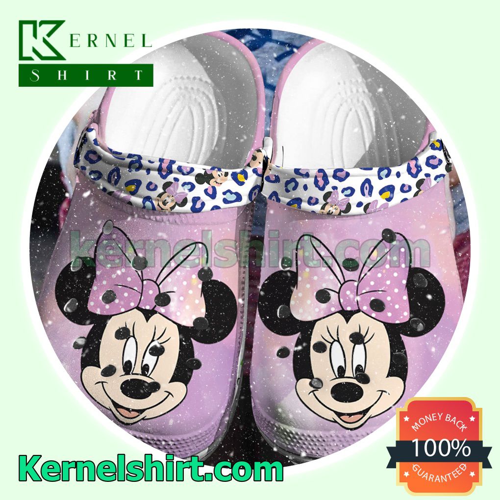 Minnie Mouse Purple Clogs Shoes Slippers Sandals