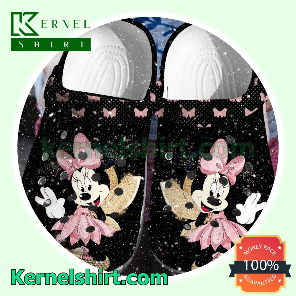 Minnie Mouse With Angel Wings Clogs Shoes Slippers Sandals