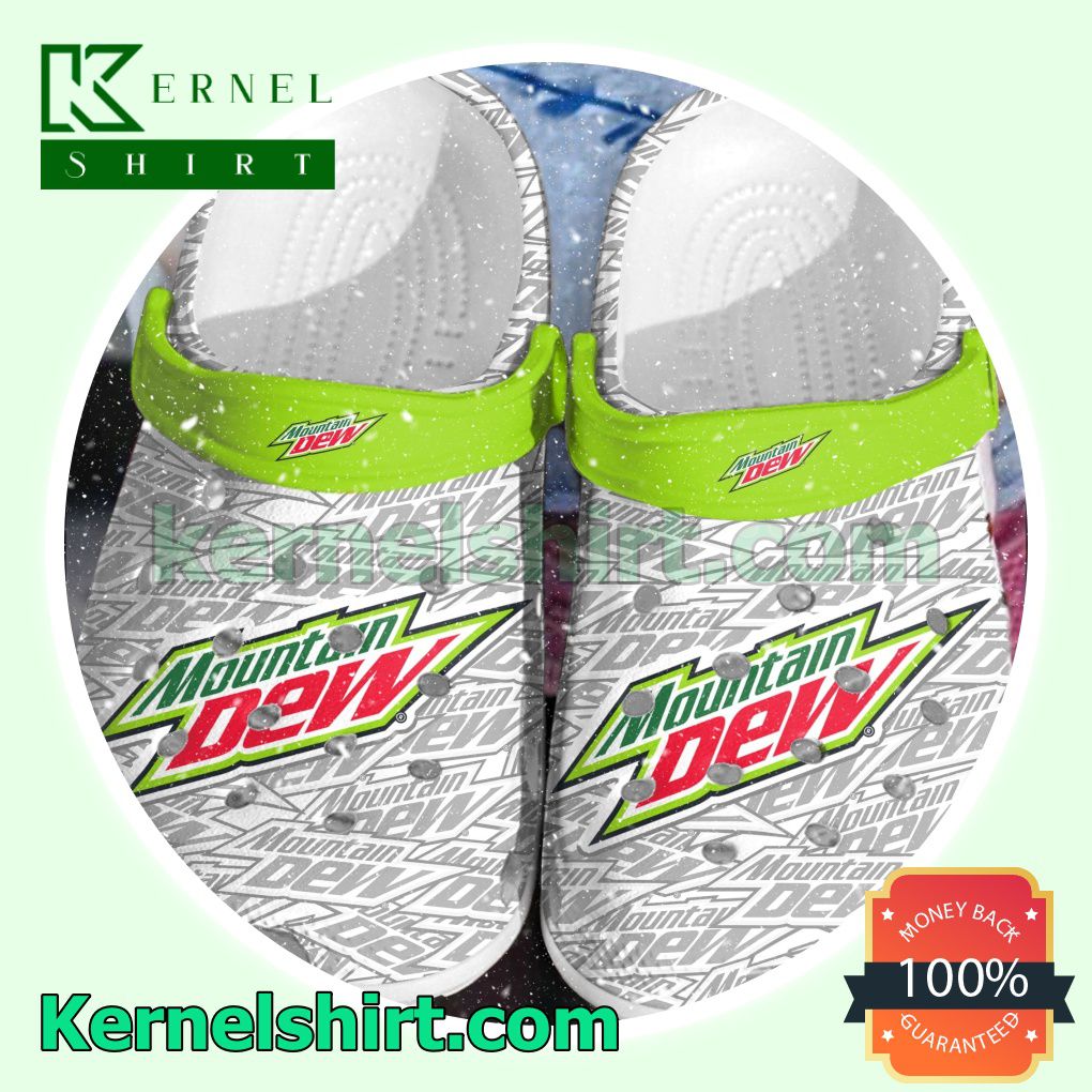 Mountain Dew Drinking Clogs Shoes Slippers Sandals