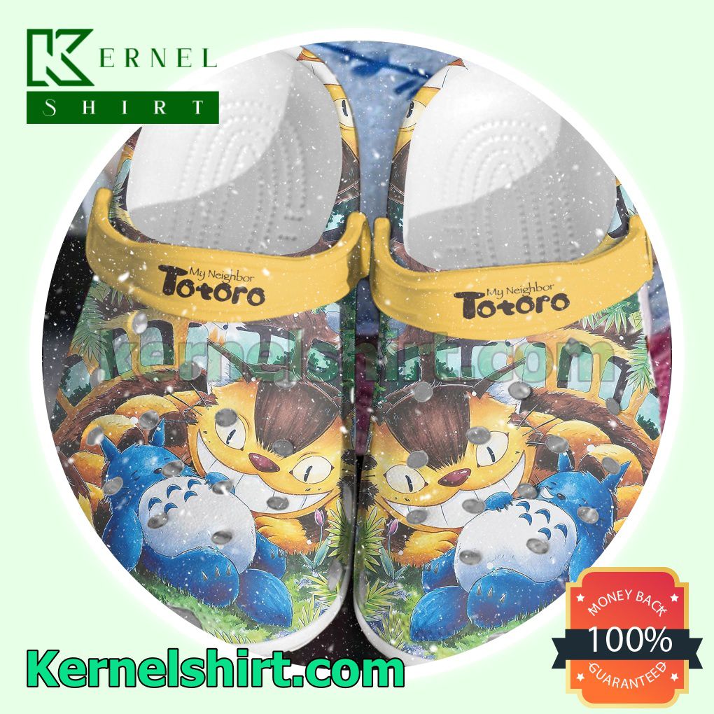 My Neighbor Totoro And Catbus Clogs Shoes Slippers Sandals