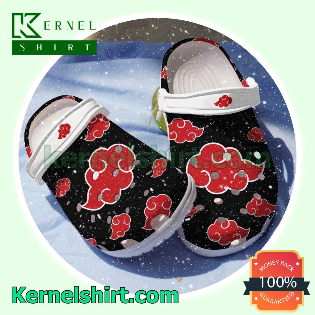 Naruto Akatsuki Cloud Clogs Shoes Slippers Sandals