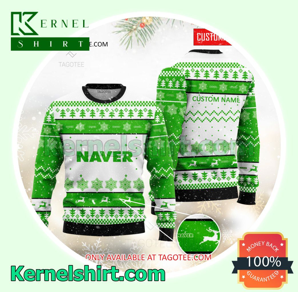 Naver Korea Logo Crewneck Sweatshirt