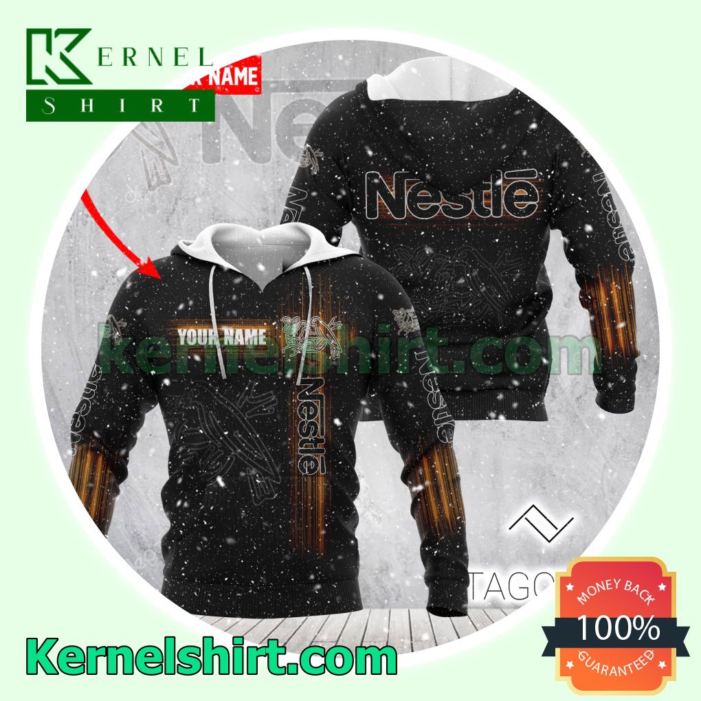 Nestle Personalized Sweatshirt, Bomber Jacket a