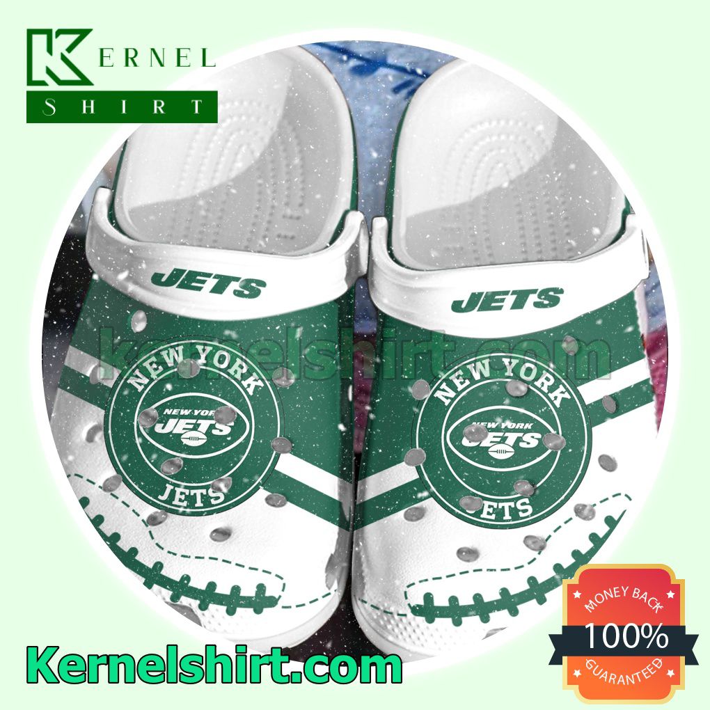 New York Jets Logo Football Clogs Shoes Slippers Sandals