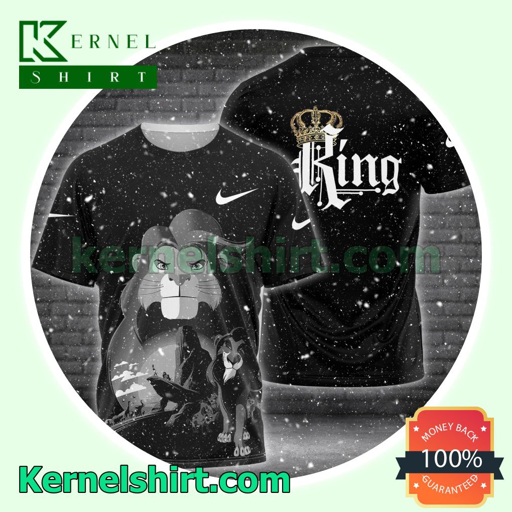 Nike With Lion King Logo 3D T-Shirt