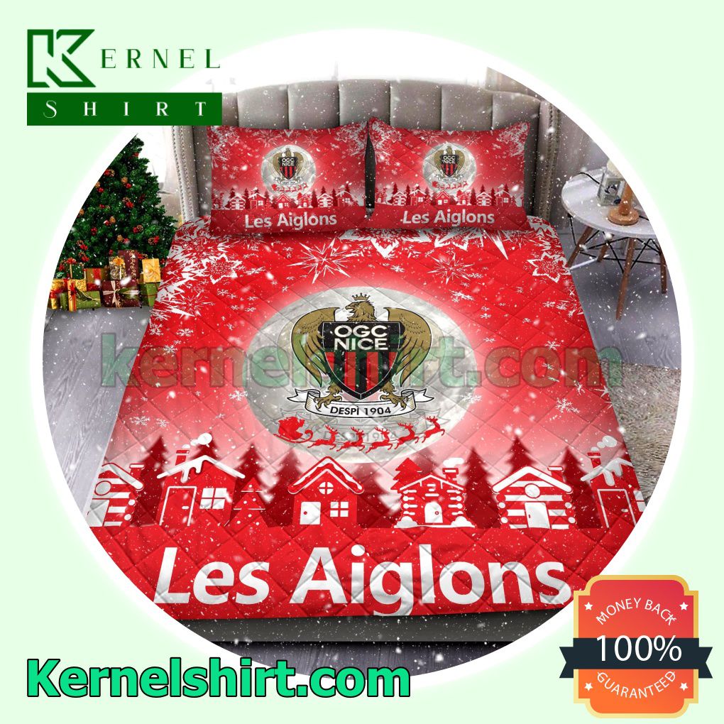 Ogc Nice Les Aiglons Football Comforter Set