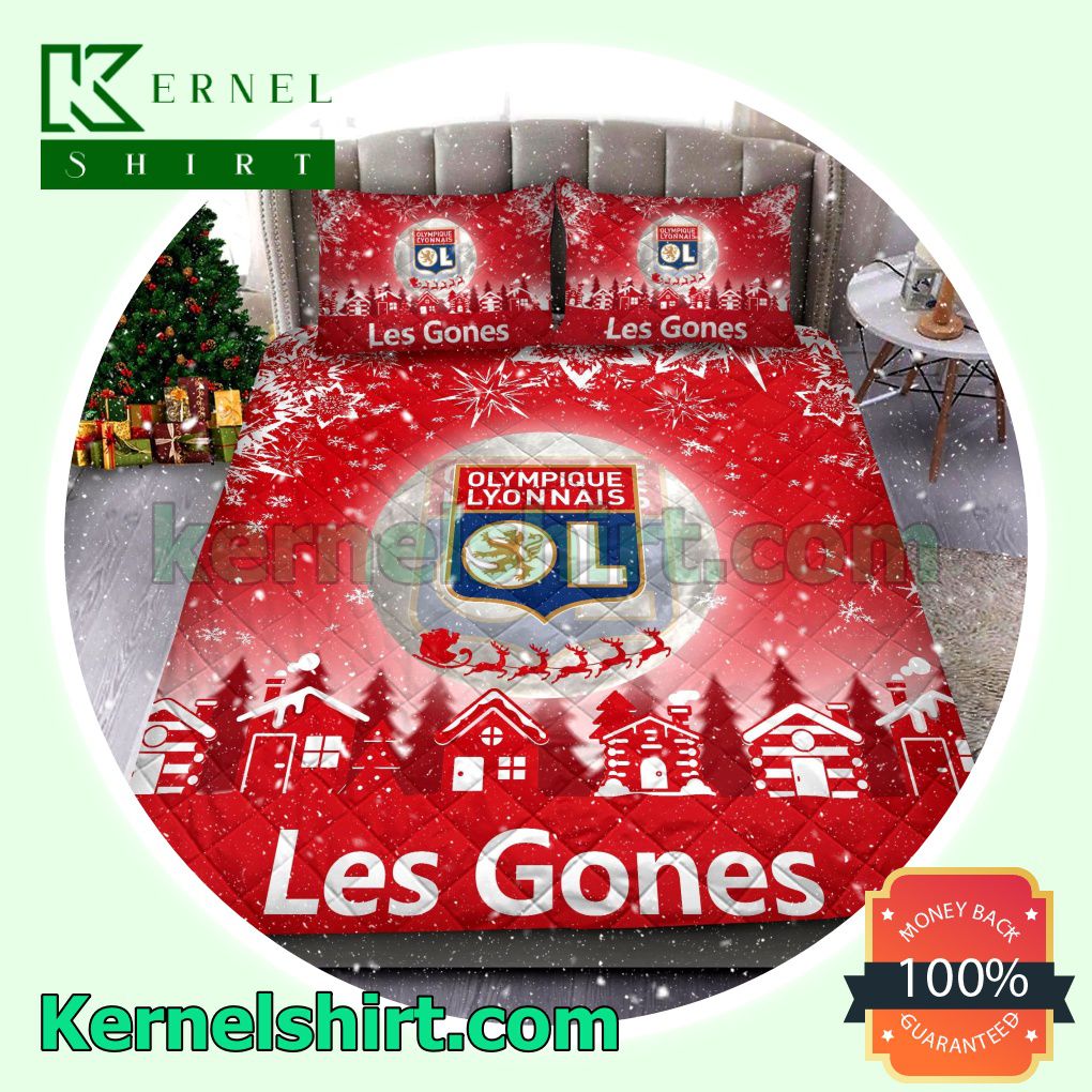 Olympique Lyonnais Les Gones Football Comforter Set