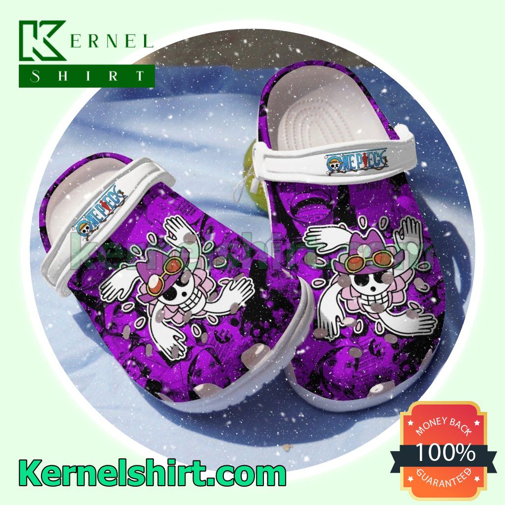 One Piece Nico Robin Purple Clogs Shoes Slippers Sandals