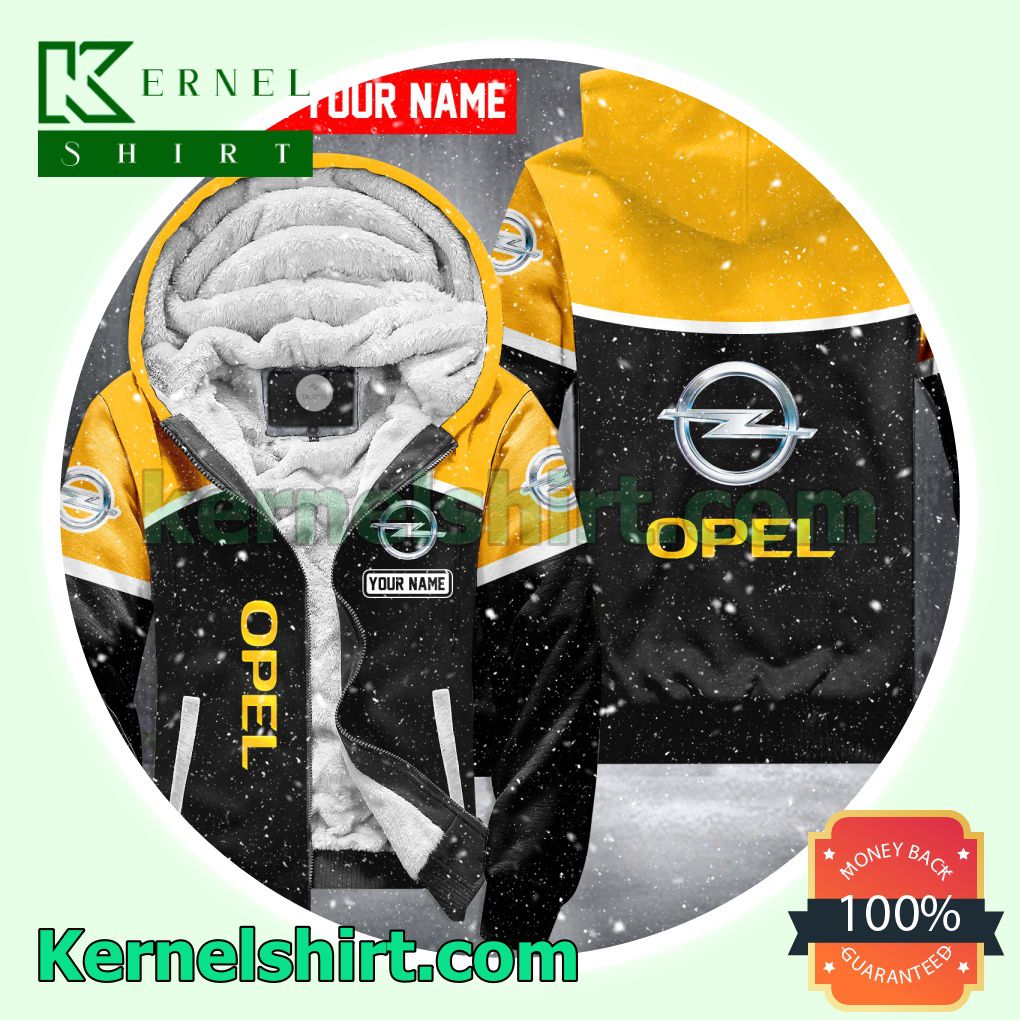 Opel Brand Fleece Hoodie Jacket