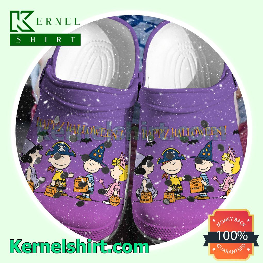 Peanuts Happy Halloween Clogs Shoes Slippers Sandals