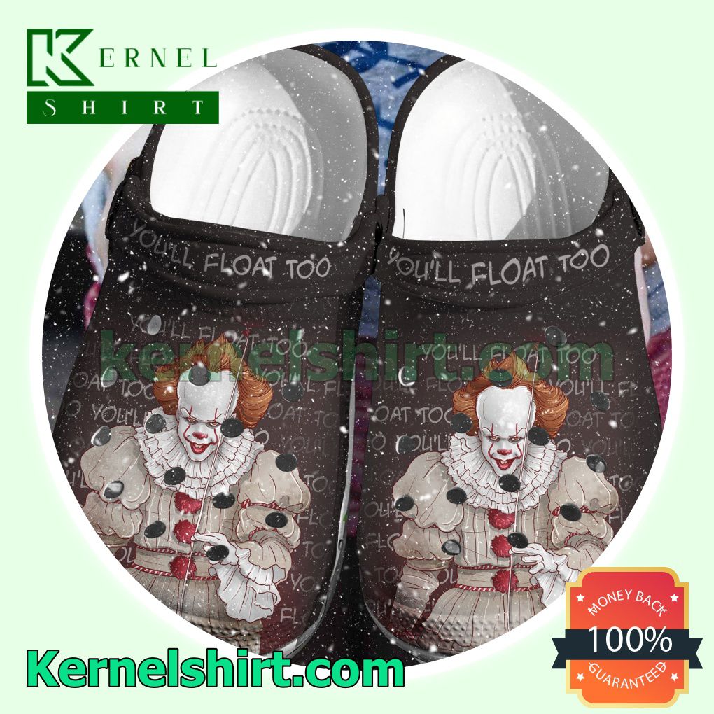 Pennywise It You'll Float Too Clogs Shoes Slippers Sandals