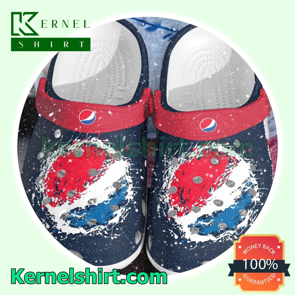 Pepsi Logo Drinking Clogs Shoes Slippers Sandals