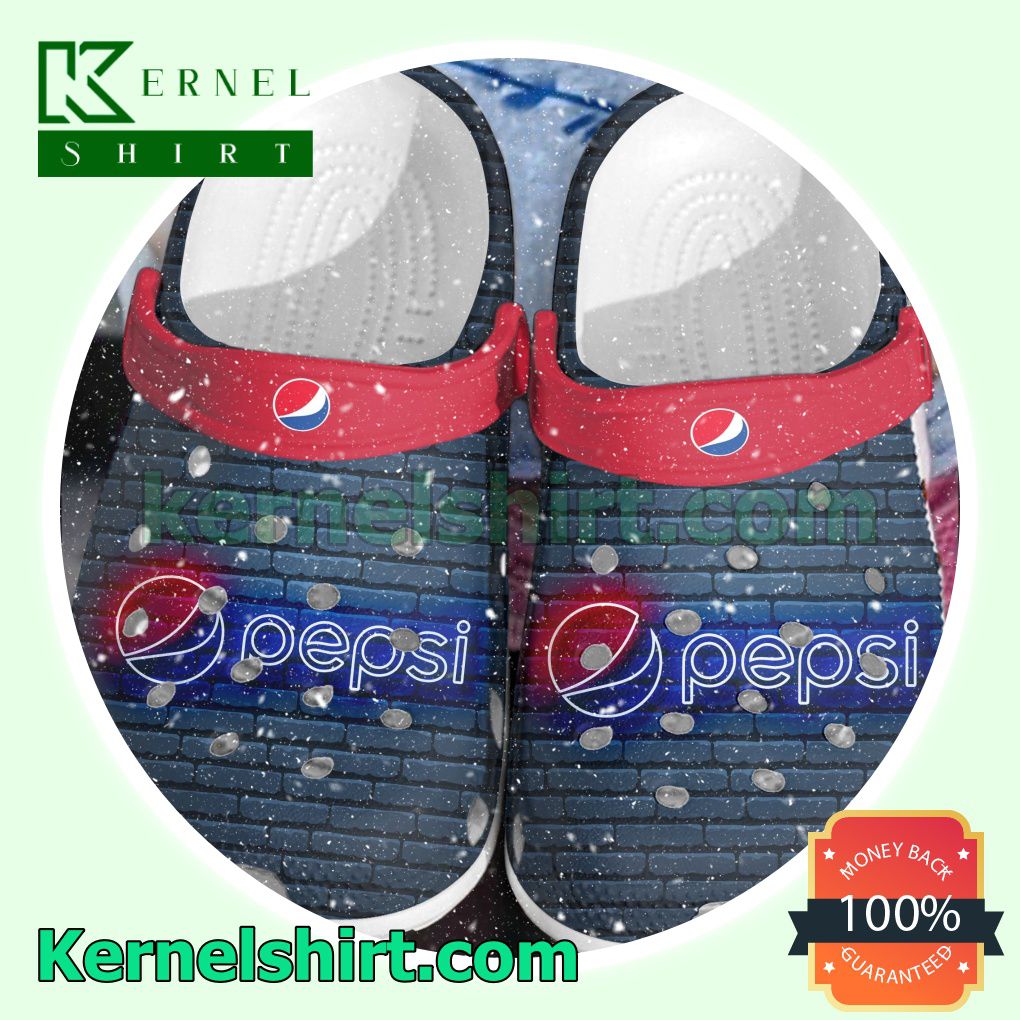 Pepsi Wall Background Clogs Shoes Slippers Sandals