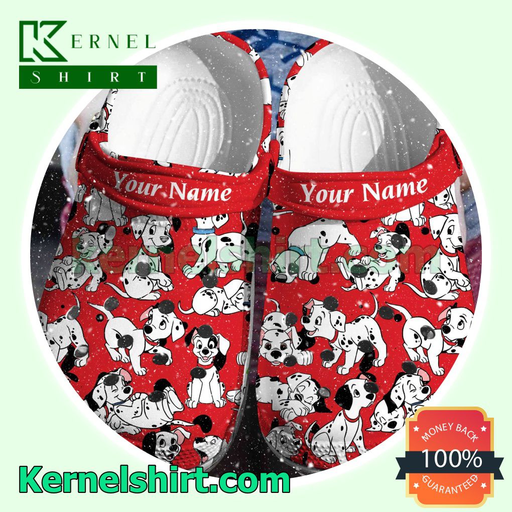 Personalized 101 Dalmatians Clogs Shoes Slippers Sandals