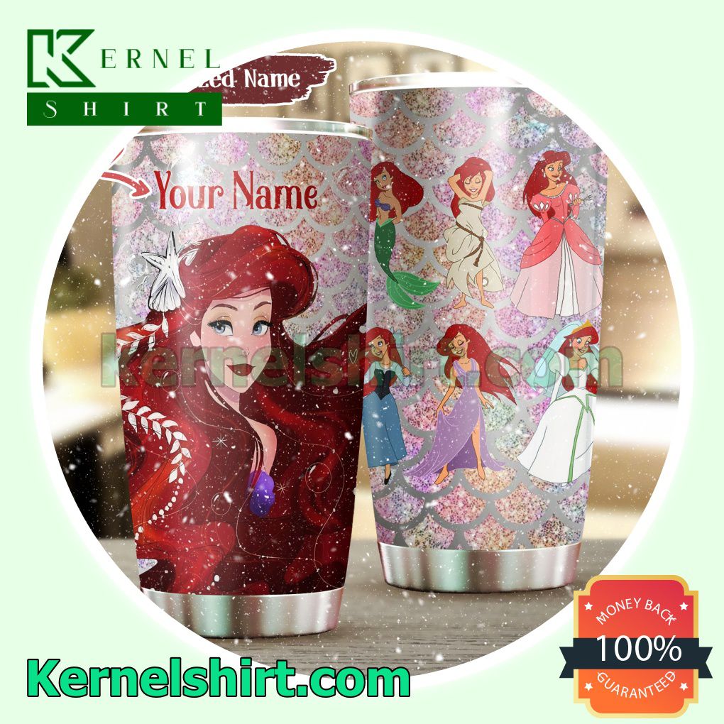 Personalized Ariel Princess Tumbler Cup