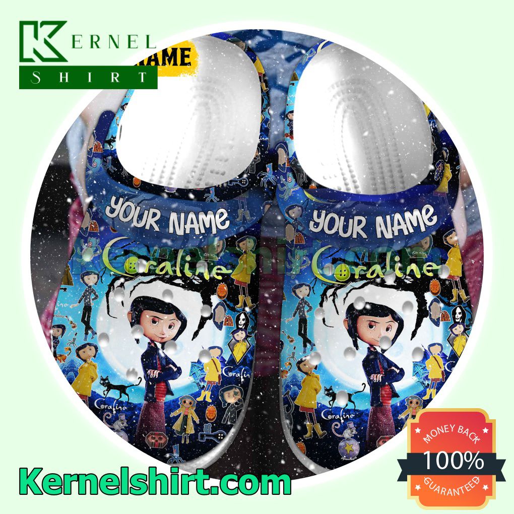 Personalized Caroline Cartoon Clogs Shoes Slippers Sandals