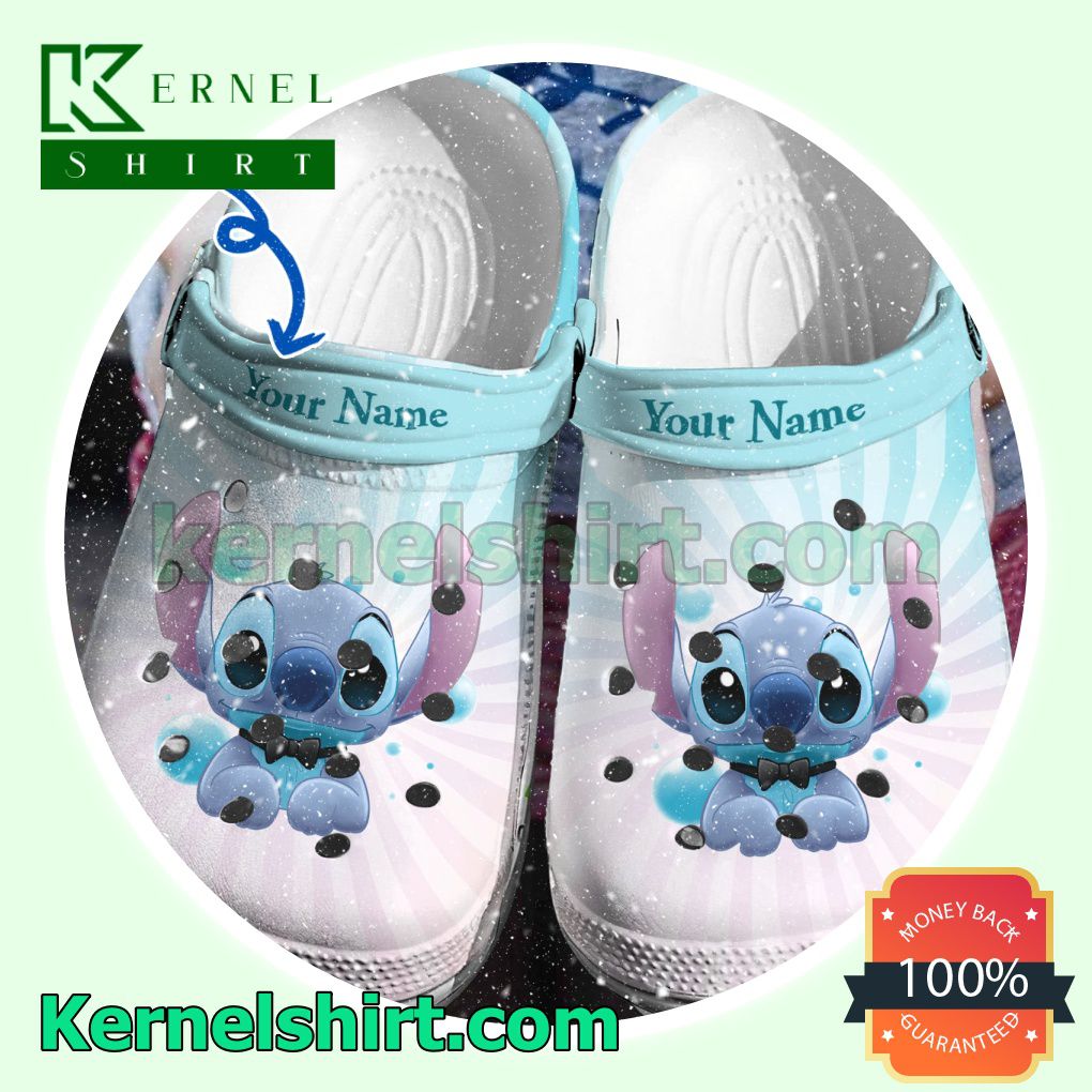 Personalized Cute Stitch Clogs Shoes Slippers Sandals