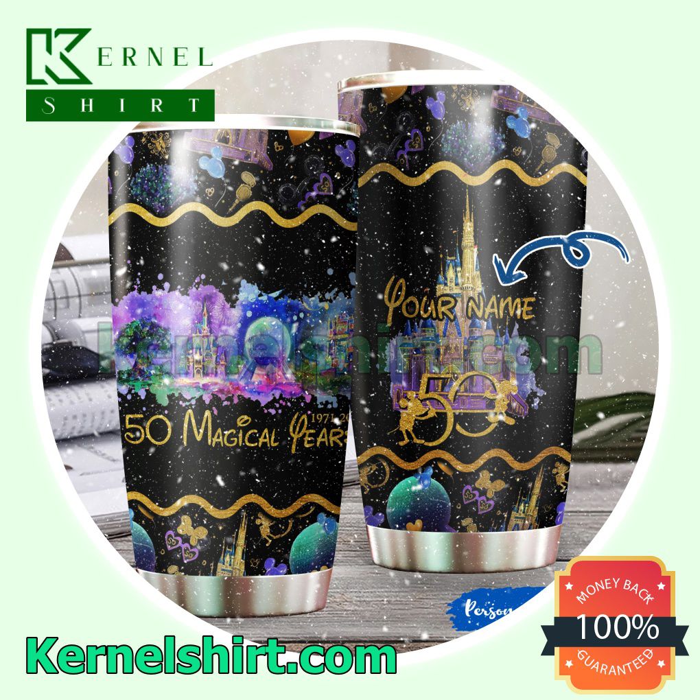 Personalized Disney 50 Magical Years Tumbler Cup