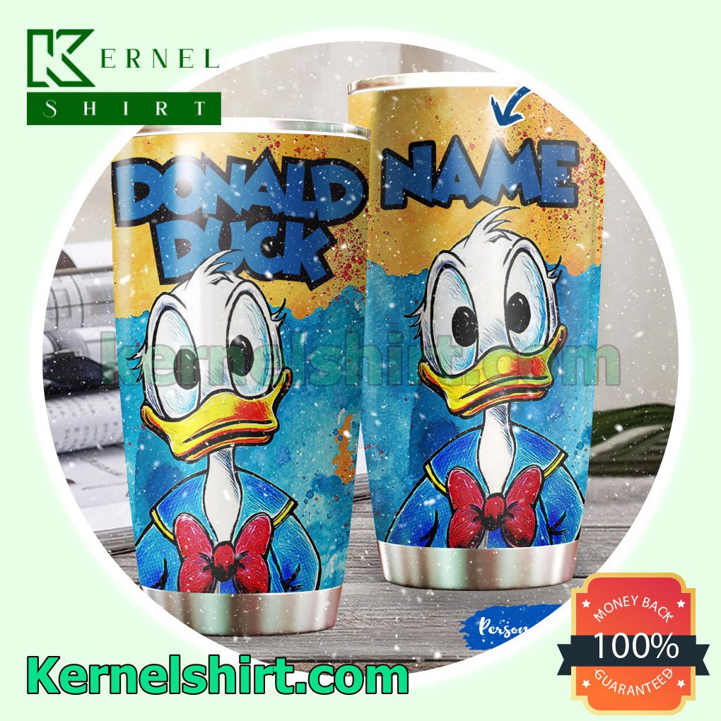 Personalized Donald Duck Tumbler Cup