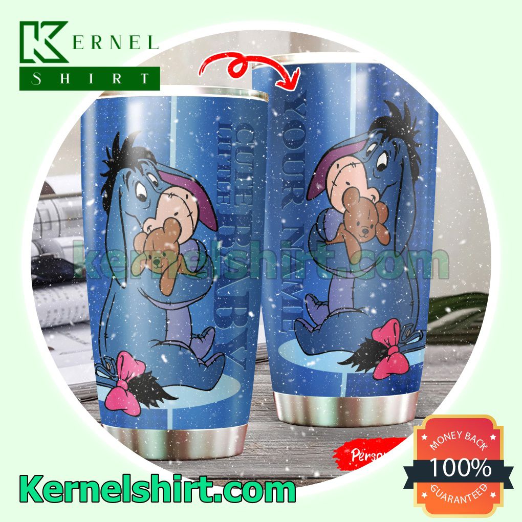 Personalized Eeyore Cute Little Baby Tumbler Cup