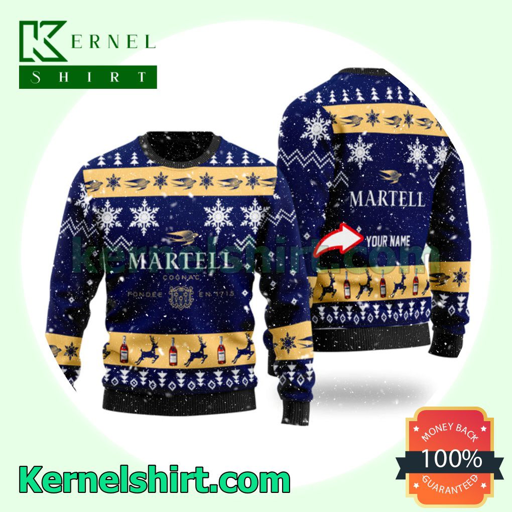 Personalized Funny Martell Cognac Crewneck Sweatshirt