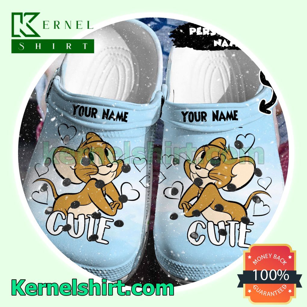 Personalized Jerry Cute Clogs Shoes Slippers Sandals