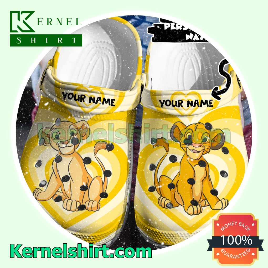 Personalized Lion King Clogs Shoes Slippers Sandals