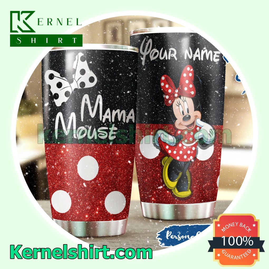 Personalized Mama Mouse Minnie Tumbler Cup