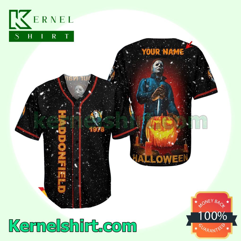 Personalized Micheal Myers 1978 Haddonfield Custom Baseball Jersey