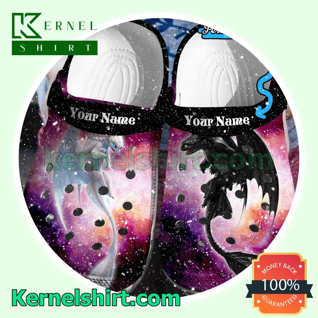 Personalized Night Fury And Light Fury Clogs Shoes Slippers Sandals