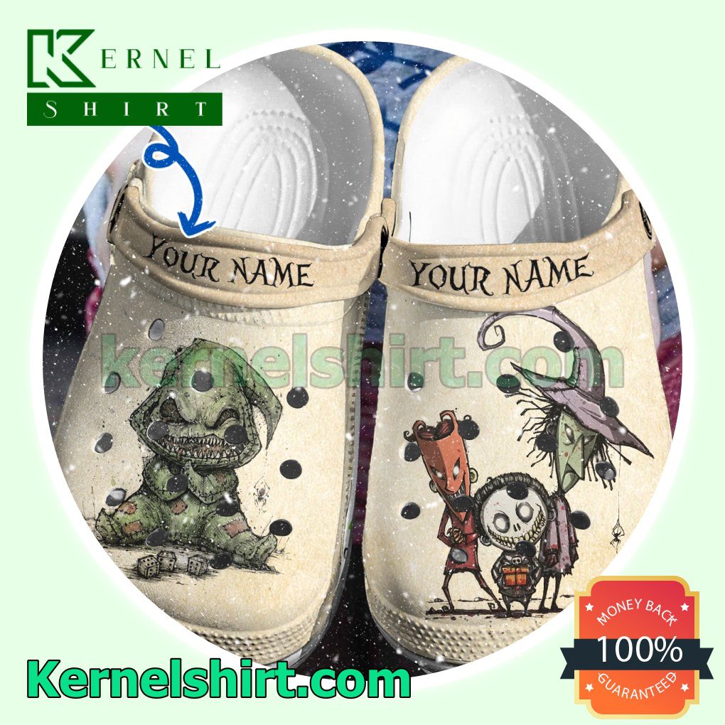 Personalized Nightmare Before Christmas Clogs Shoes Slippers Sandals