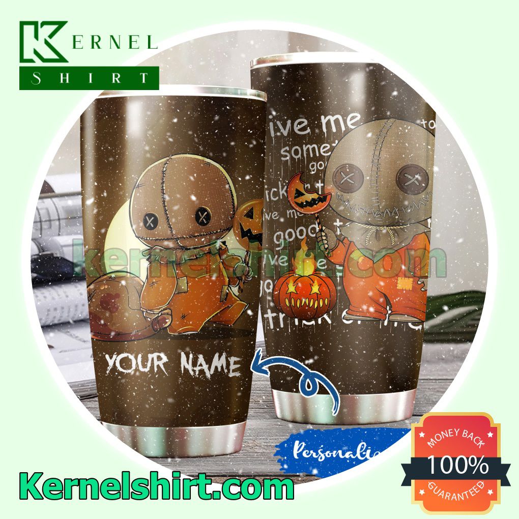 Personalized Sam Trick Or Treat Tumbler Cup