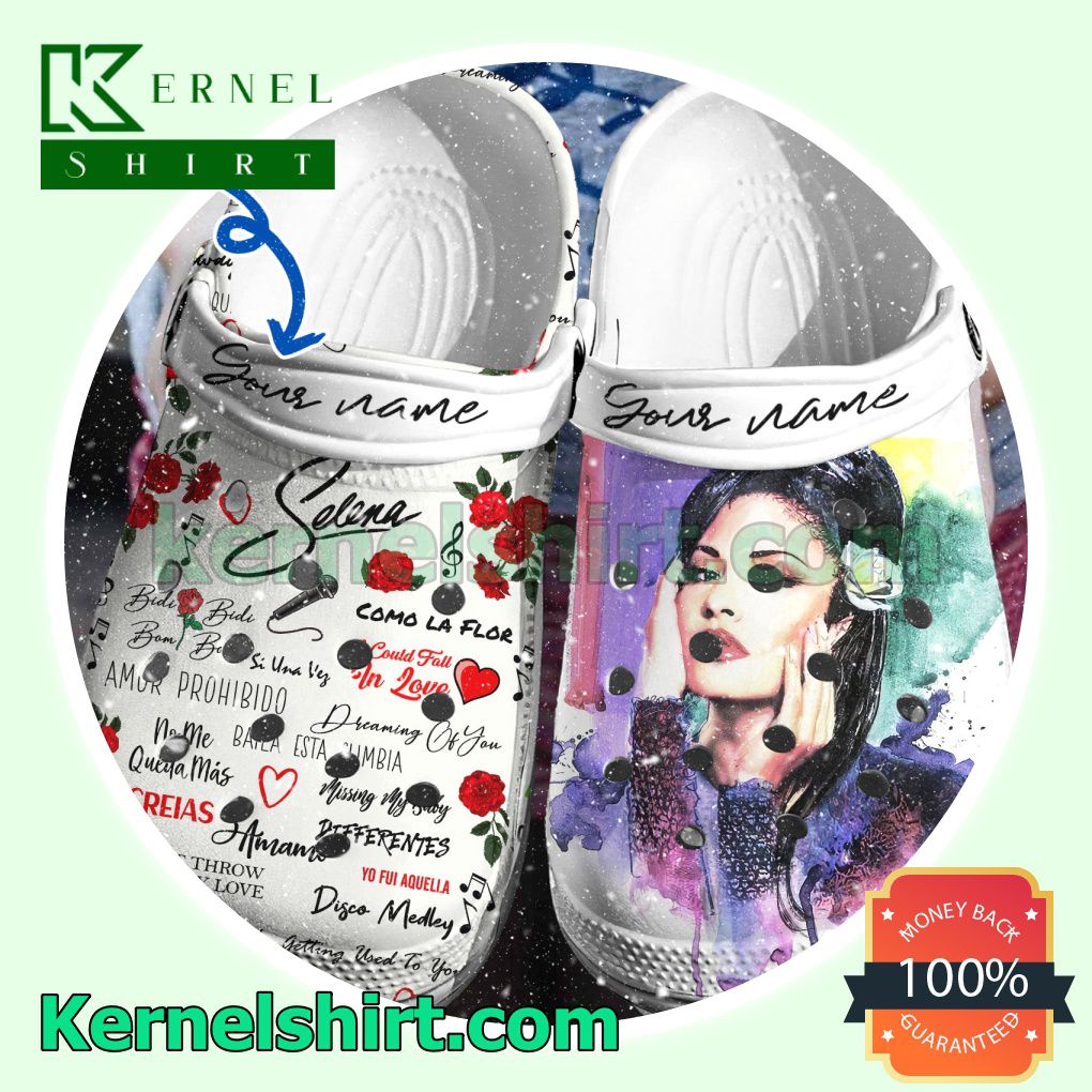 Personalized Selena Quintanilla Clogs Shoes Slippers Sandals