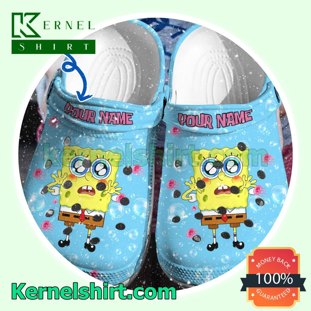 Personalized Spongebob Squarepants Clogs Shoes Slippers Sandals