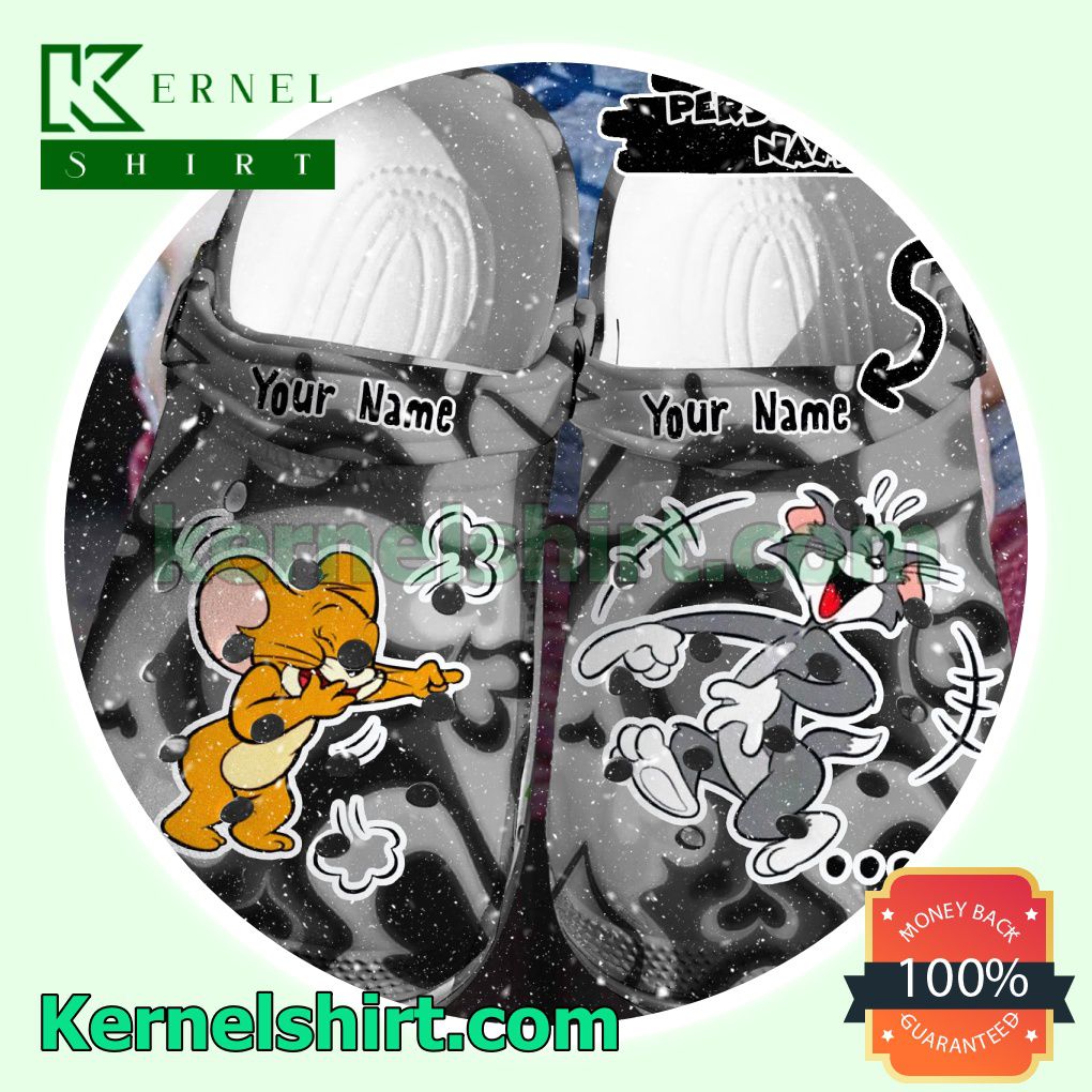 Personalized Tom And Jerry Clogs Shoes Slippers Sandals