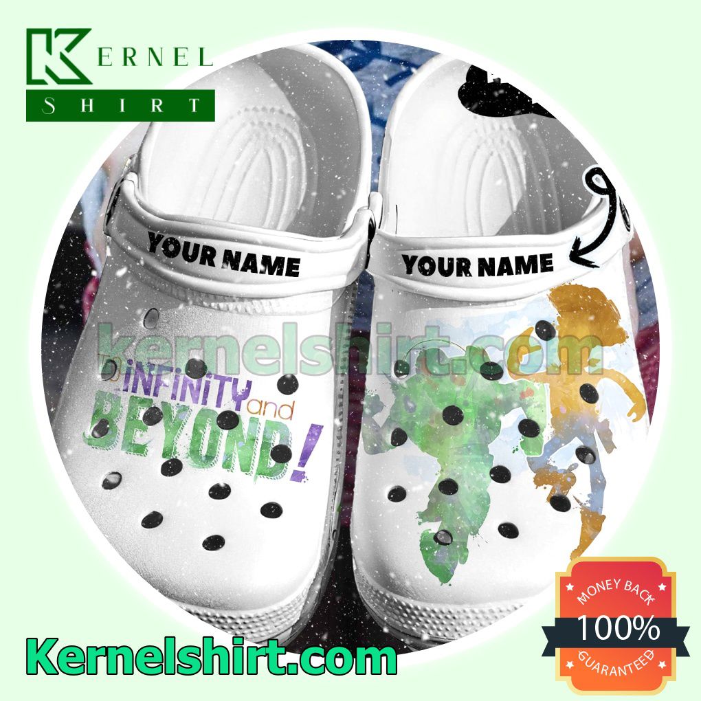 Personalized Toy Story To Infinity And Beyond Clogs Shoes Slippers Sandals