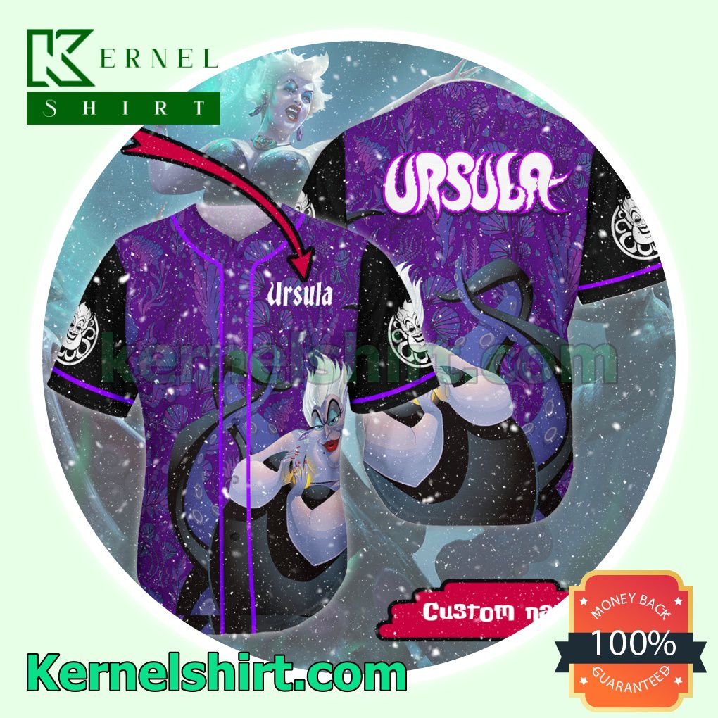 Personalized Ursula Disney Button Down Shirts