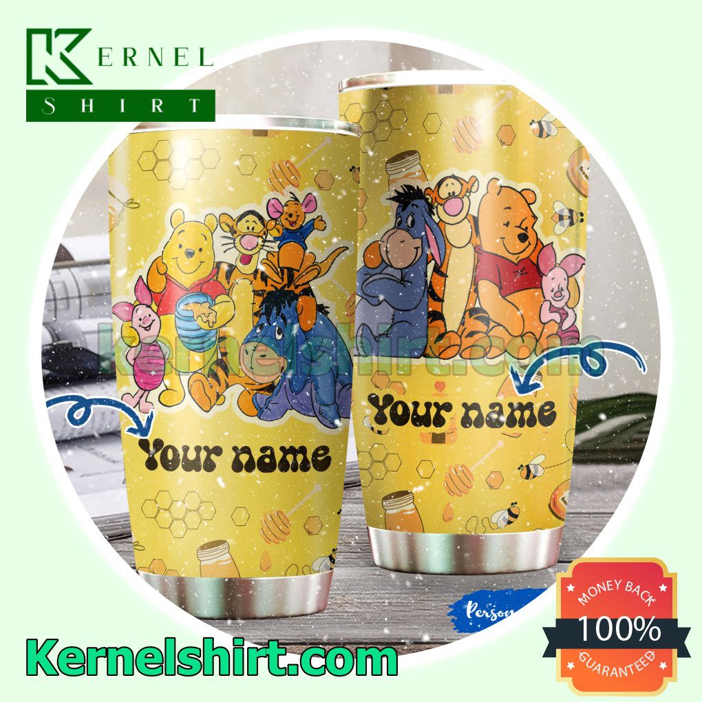 Personalized Winnie The Pooh Tumbler Cup