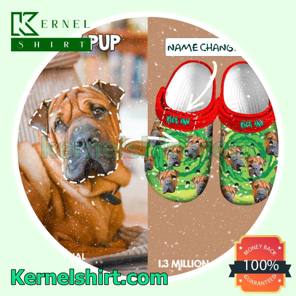Personalized Your Dog Photo Clogs Shoes Slippers Sandals