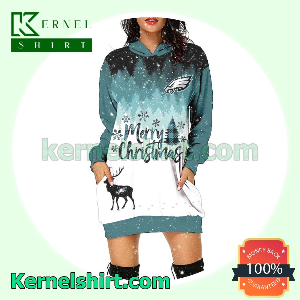 Philadelphia Eagles Football Hoodie Dress