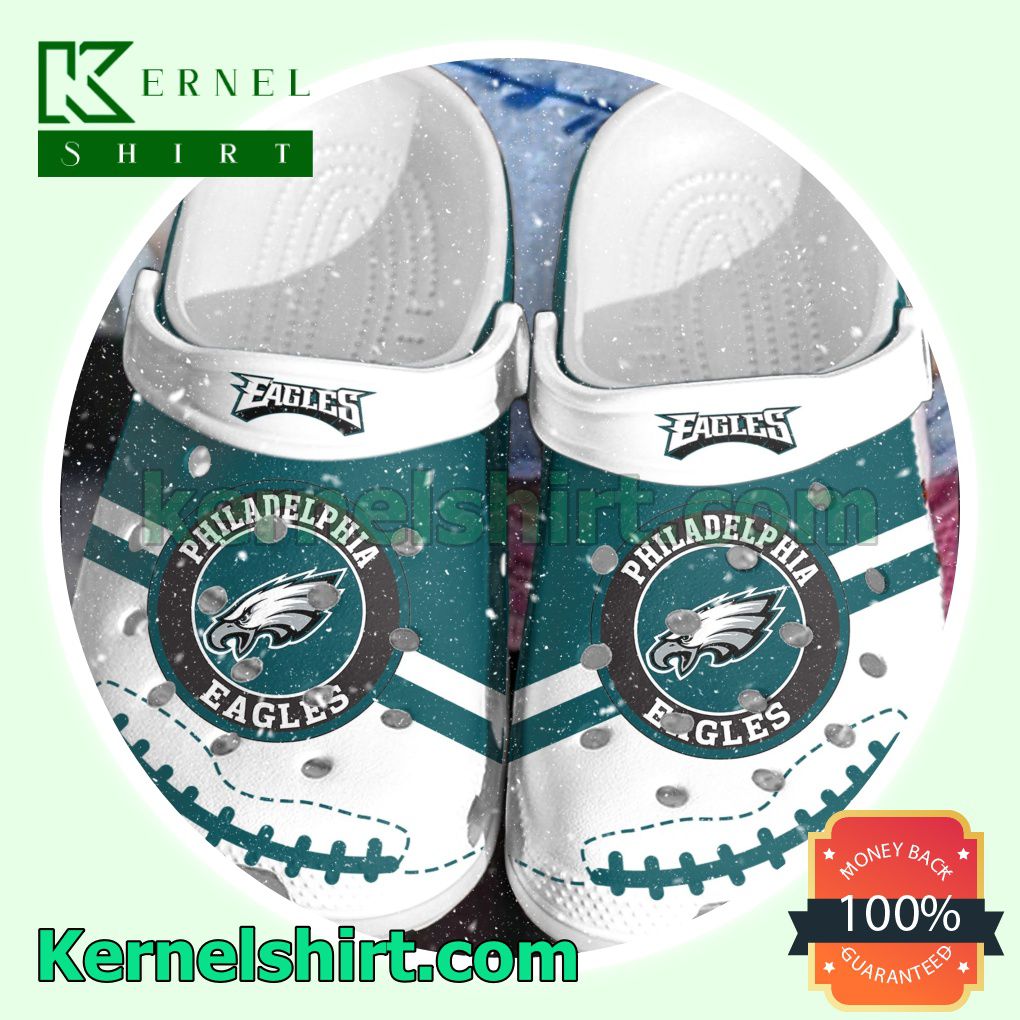 Philadelphia Eagles Logo Football Clogs Shoes Slippers Sandals