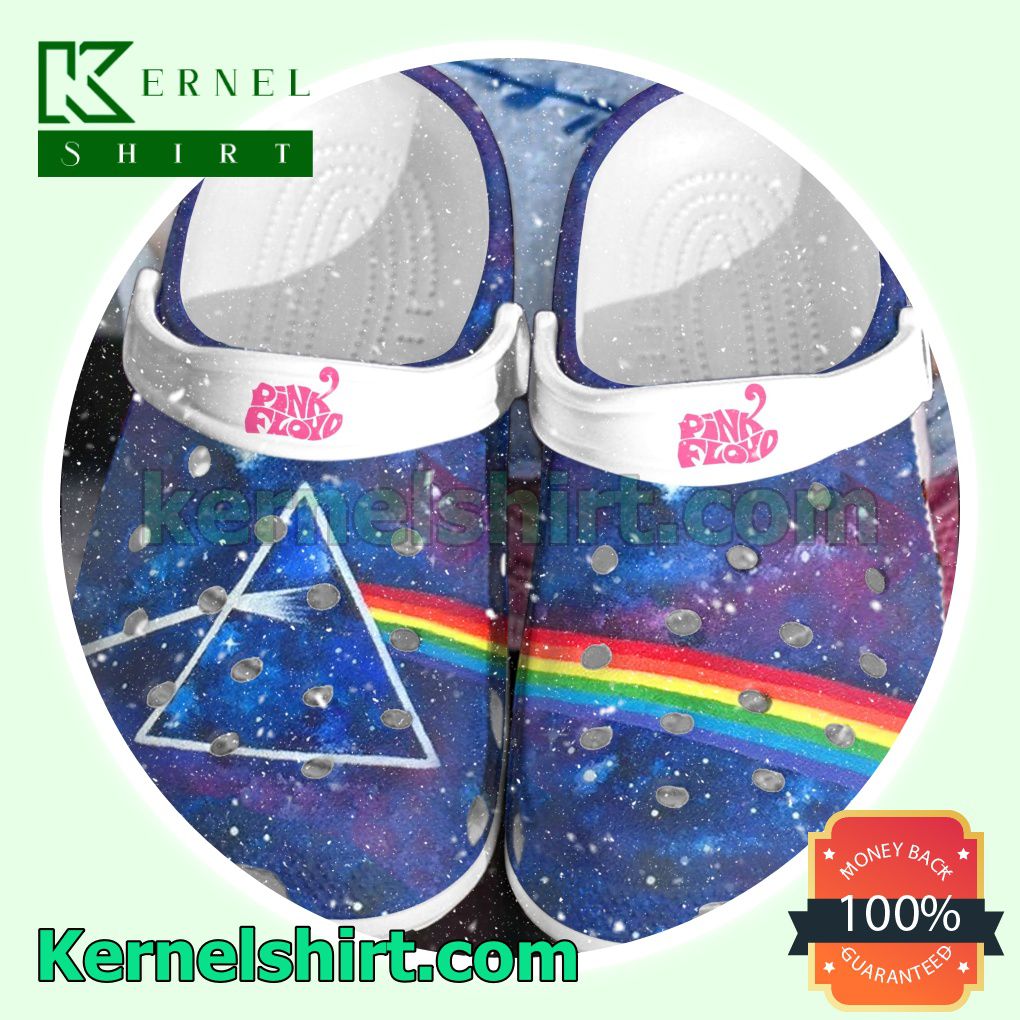 Pink Floyd Dark Side Of The Moon Galaxy Clogs Shoes Slippers Sandals