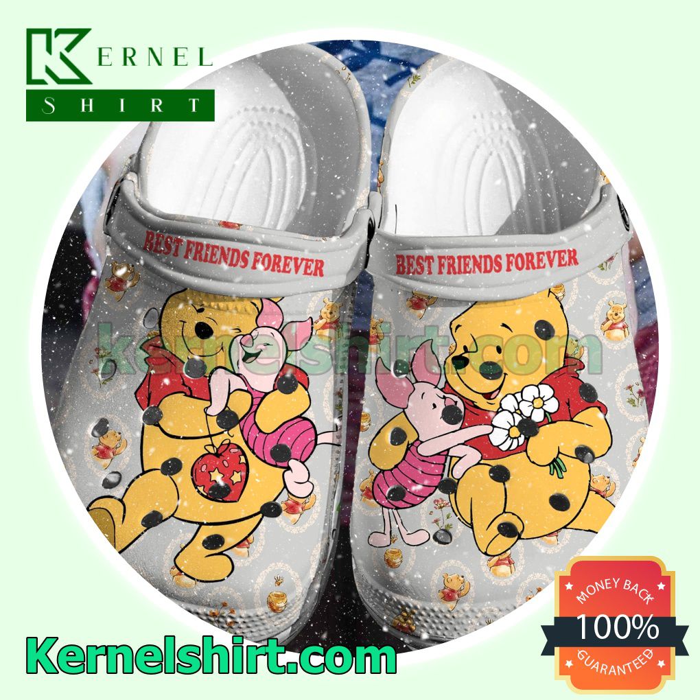 Pooh And Piglet Best Friends Forever Clogs Shoes Slippers Sandals