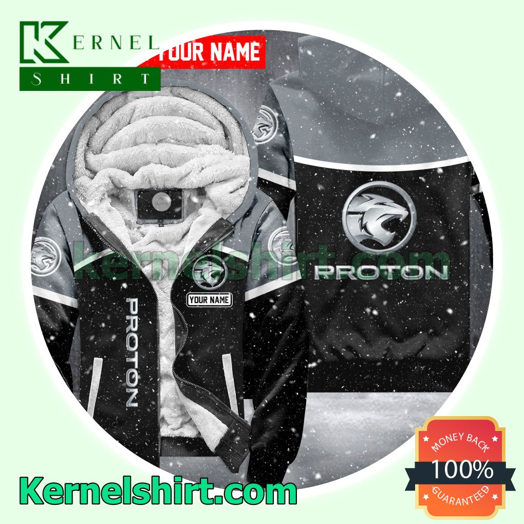 Proton Brand Fleece Hoodie Jacket