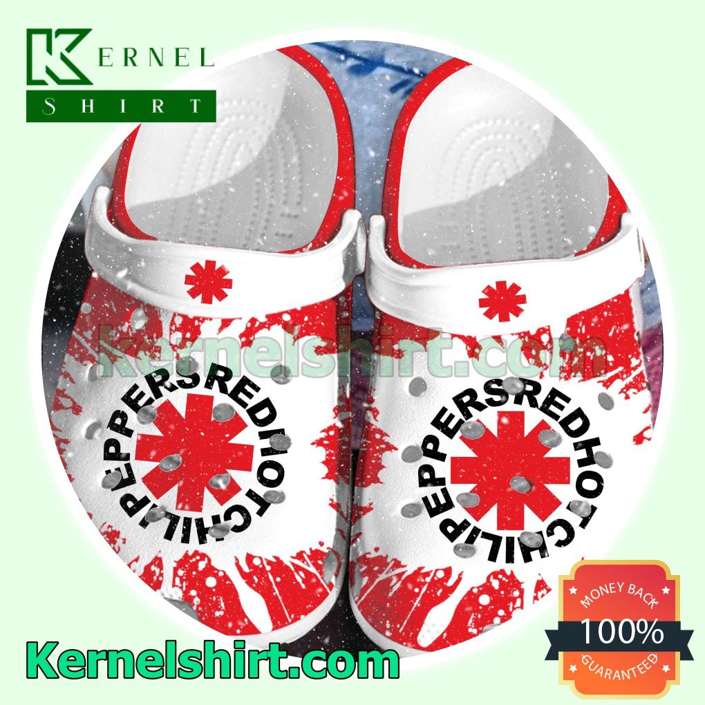 Red Hot Chili Peppers Color Splash Clogs Shoes Slippers Sandals