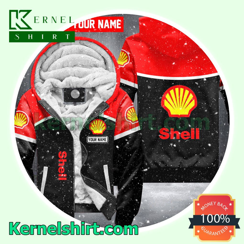 Royal Dutch Shell Brand Fleece Hoodie Jacket