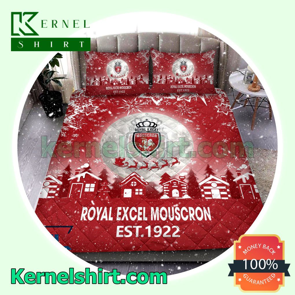 Royal Excel Mouscron Est 1922 Football Comforter Set