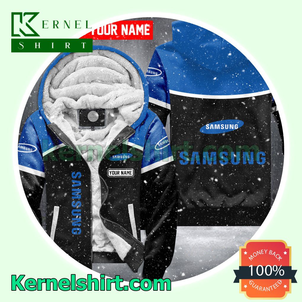 Samsung Brand Fleece Hoodie Jacket