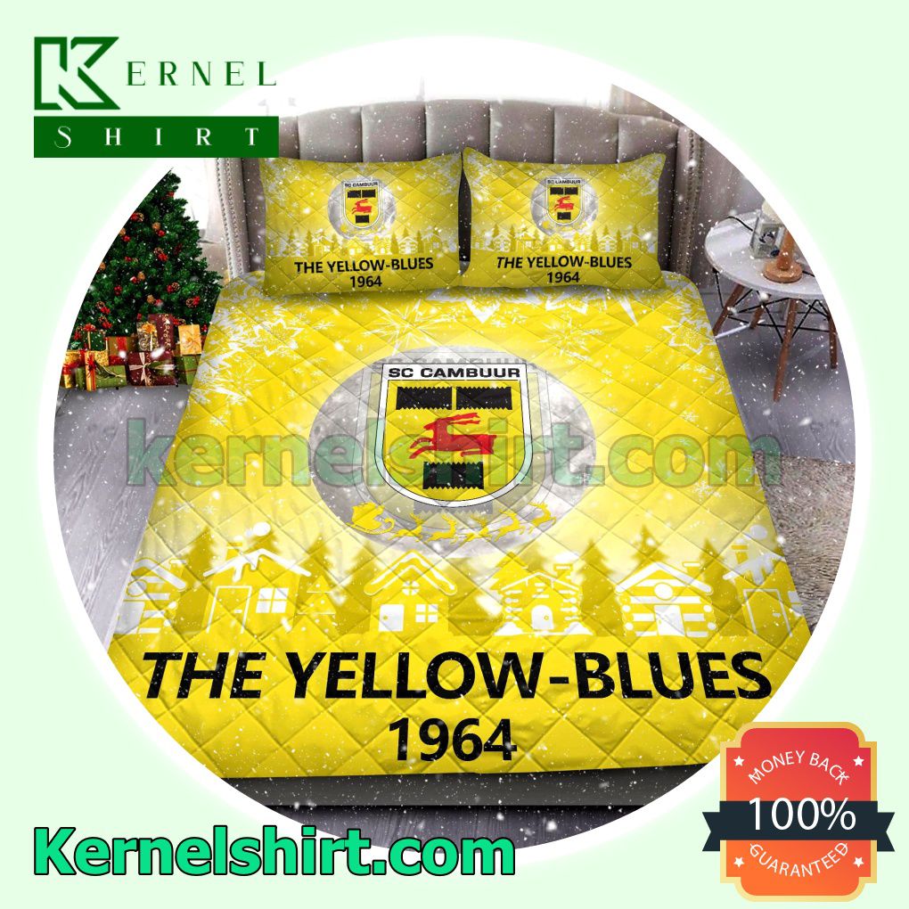 Sc Cambuur The Yellow-blues 1964 Football Comforter Set